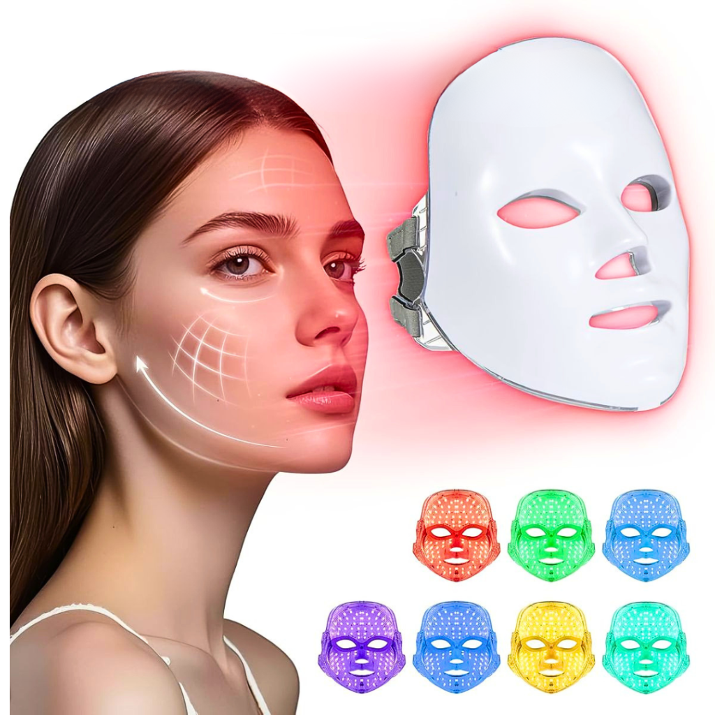 LED Maska za Lice – 7 Boja Terapija Svetlom