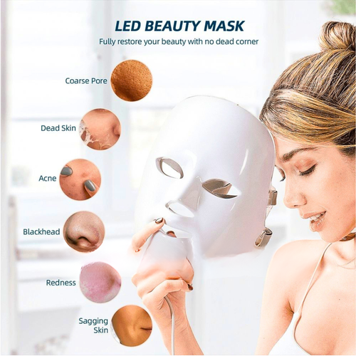 LED Maska za Lice – 7 Boja Terapija Svetlom